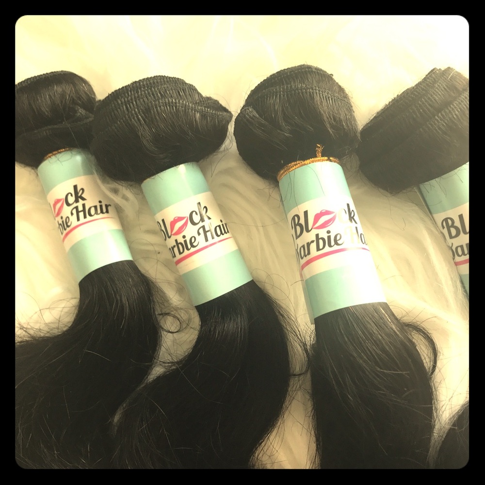 4 bundles 💯% virgin Brazilian body wave hair