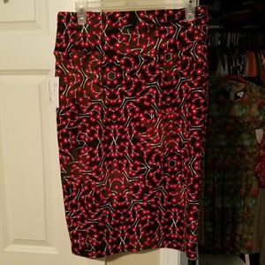 FOUR LuLaRoe Cassie Skirts, All Large