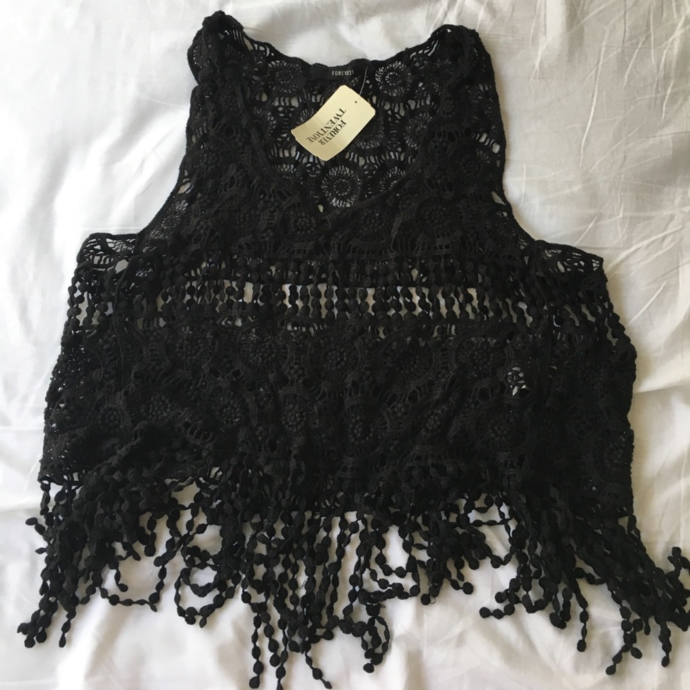 Crochet festival top