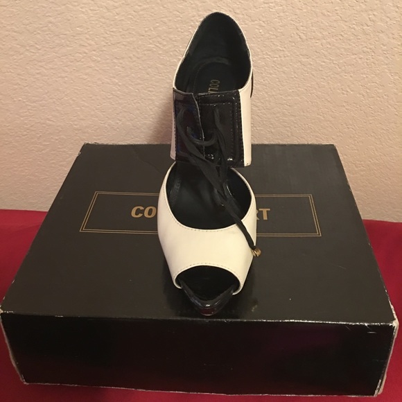 Colin Stuart platforms leather shoes - Picture 3 of 8