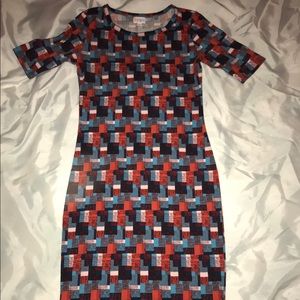 Lularoe XS Julia Dress Americana