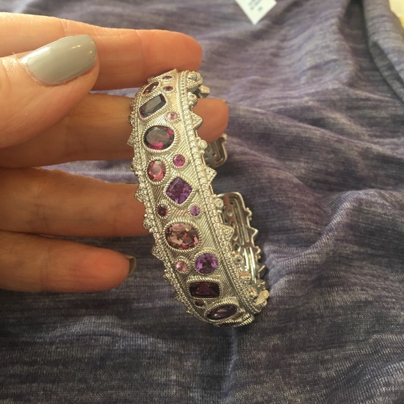💜GORGEOUS JUDITH RIPKA CUFF BRACELET 💜 - Picture 2 of 5