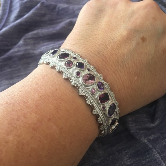 💜GORGEOUS JUDITH RIPKA CUFF BRACELET 💜 - Picture 5 of 5