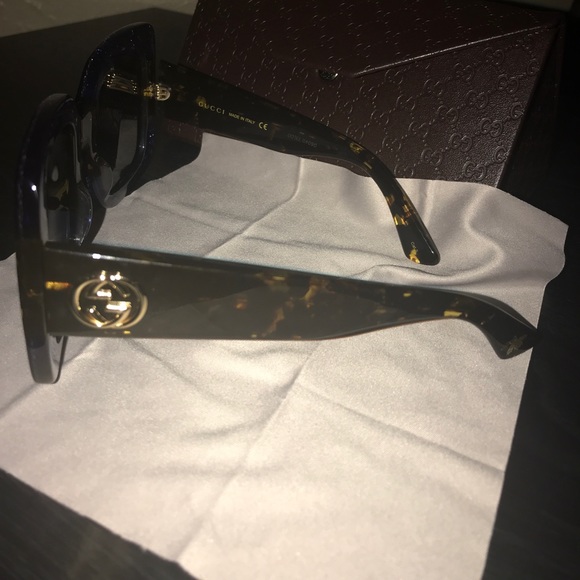 Gucci square sunglass in acetate - Picture 4 of 8