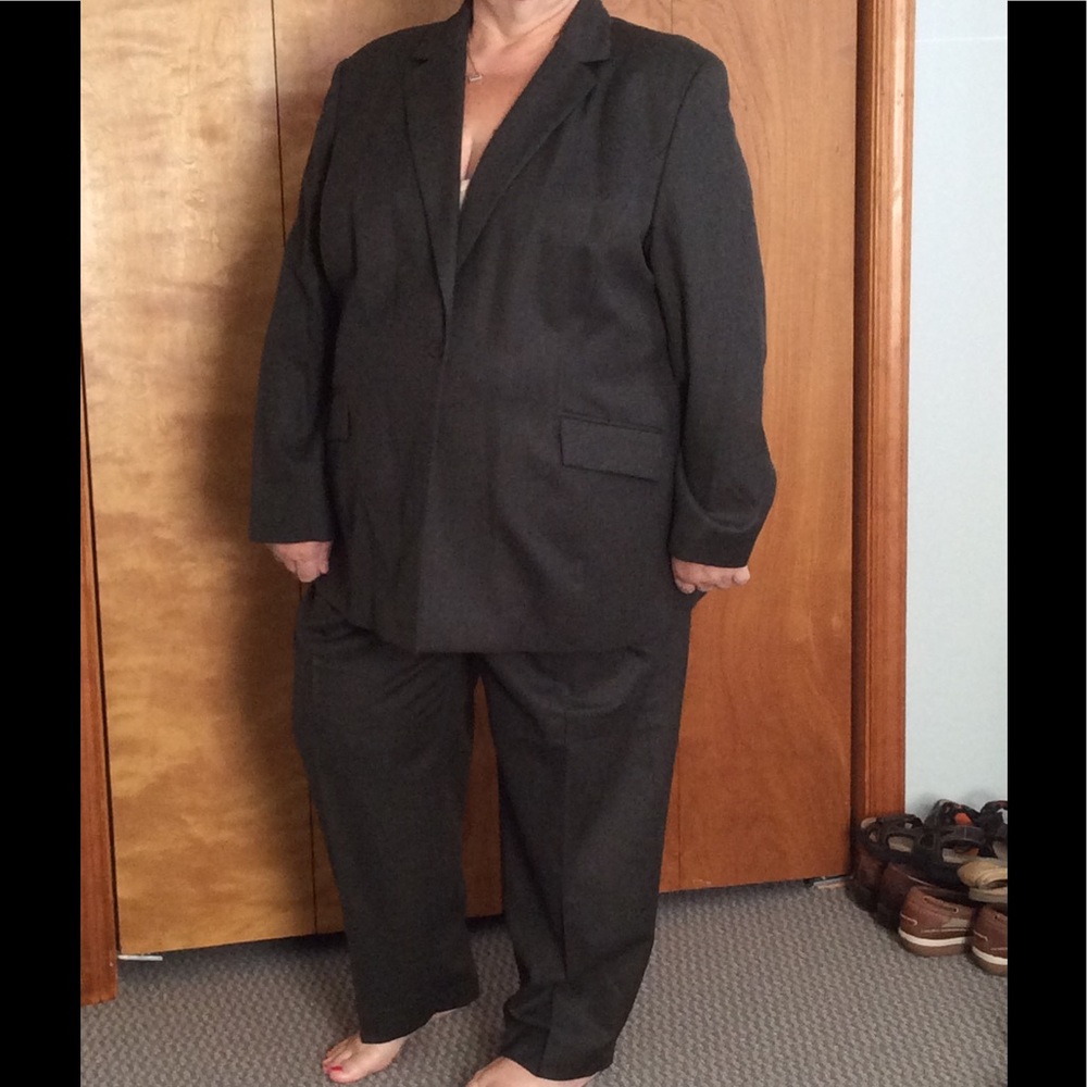 Plus Size- 100% wool suit, fully lined