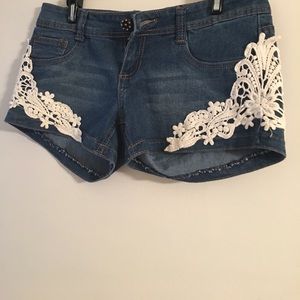 Short jeans/lace 👖