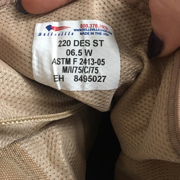 👢👞 NEW Army Combat Boots Steel Toe - Picture 5 of 5