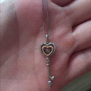 Kay Jewelers key to my heart necklace