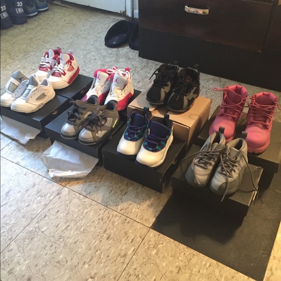 Air Jordan’s and timberlands