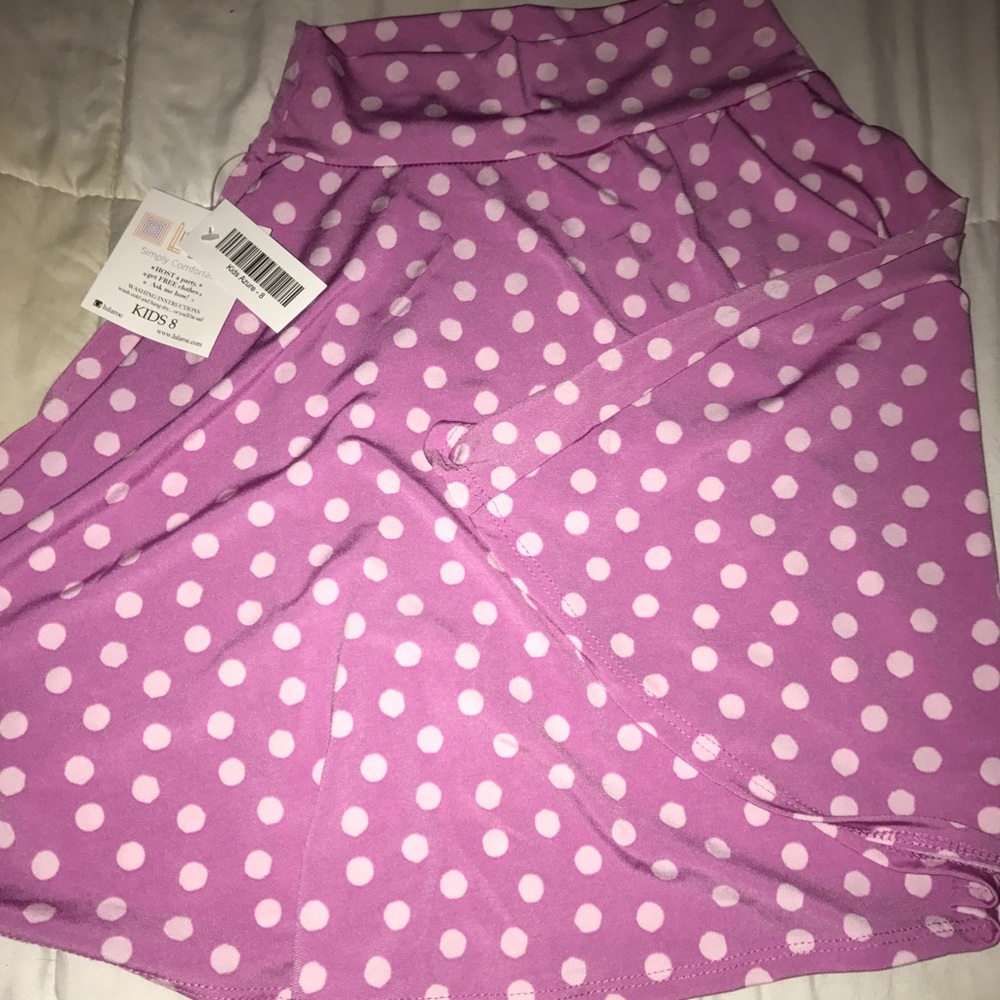 Lularoe polka dot skirt