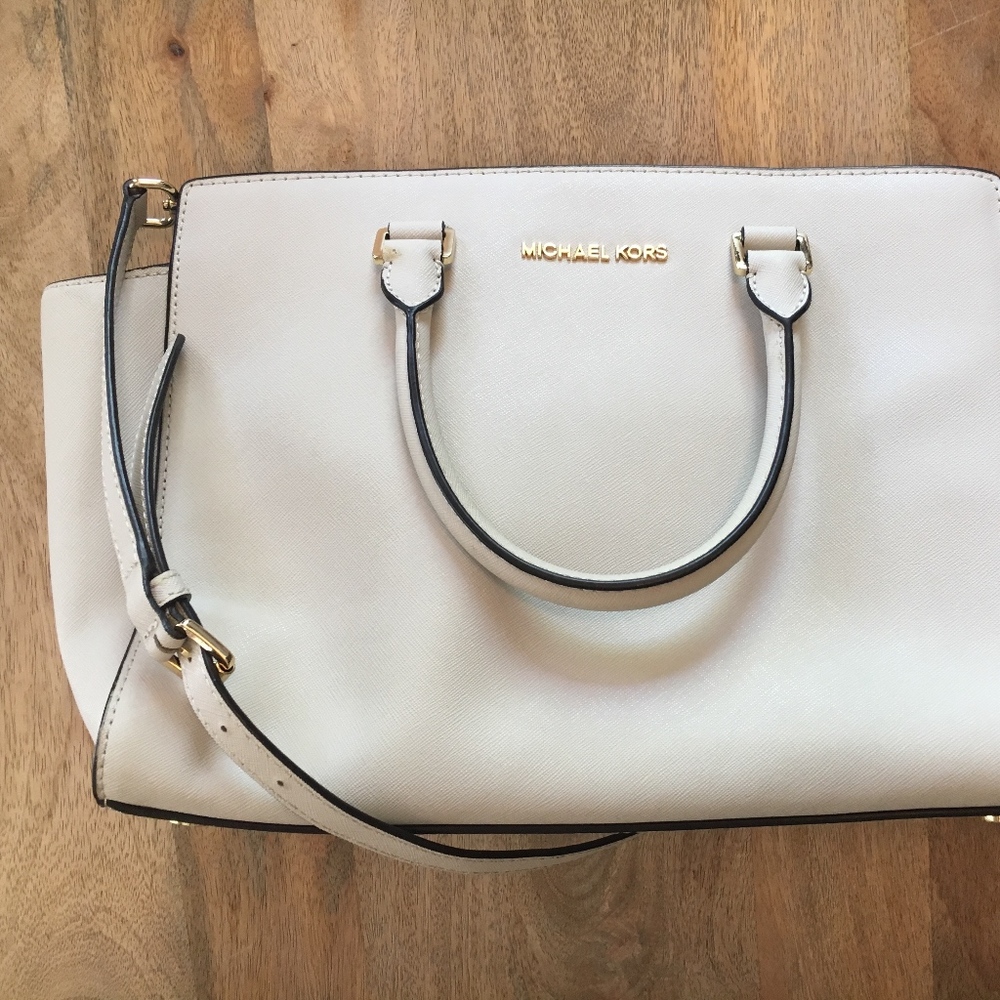 Michael Kors Saffiano Selma Satchel