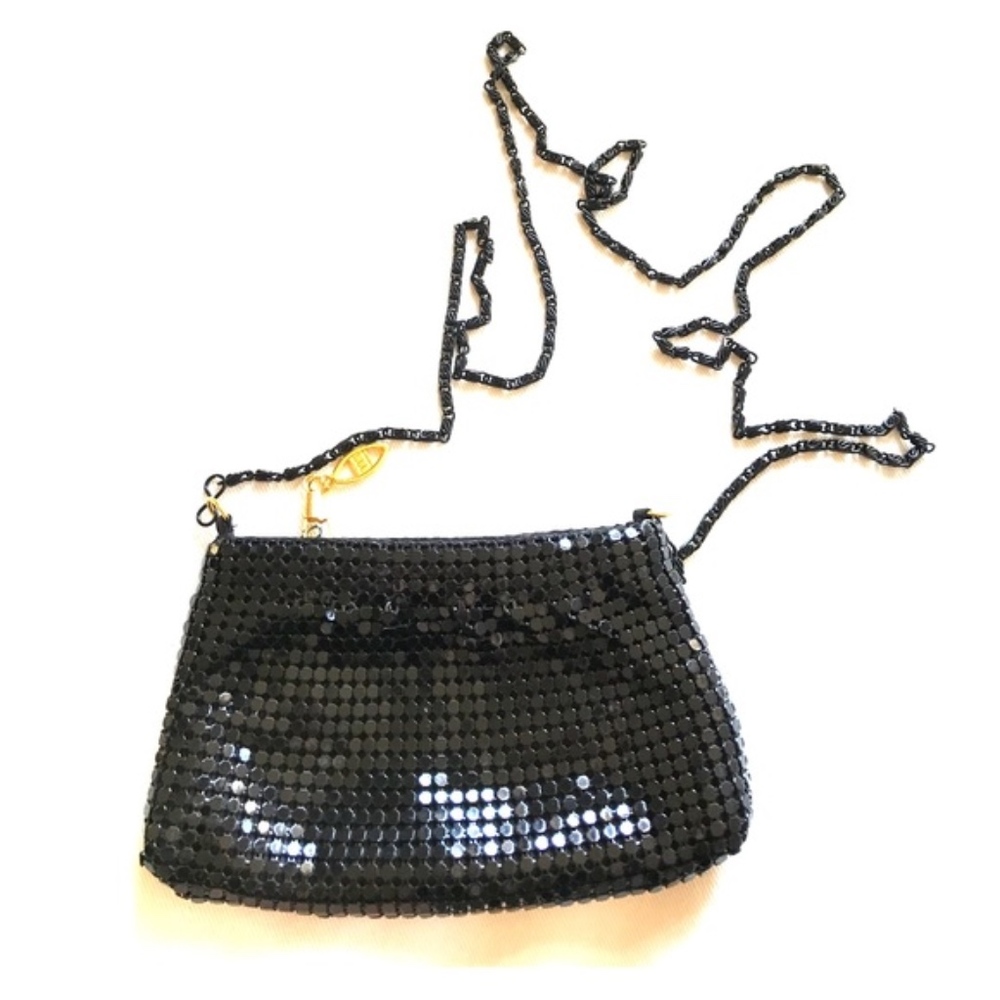 SEXY & COOL BLACK METAL CROSSBOSY EVENING PURSE