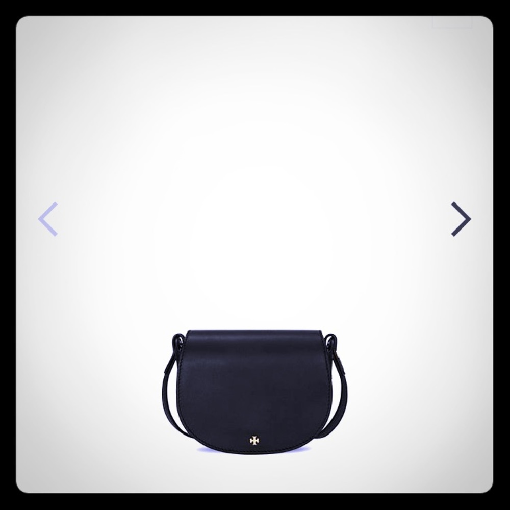 Tory Birch mini saddlebag (black)