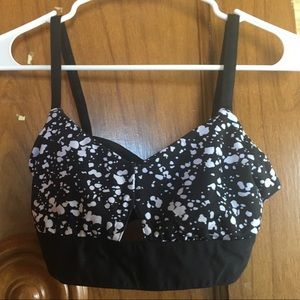 Speckled sports bra (not vs)