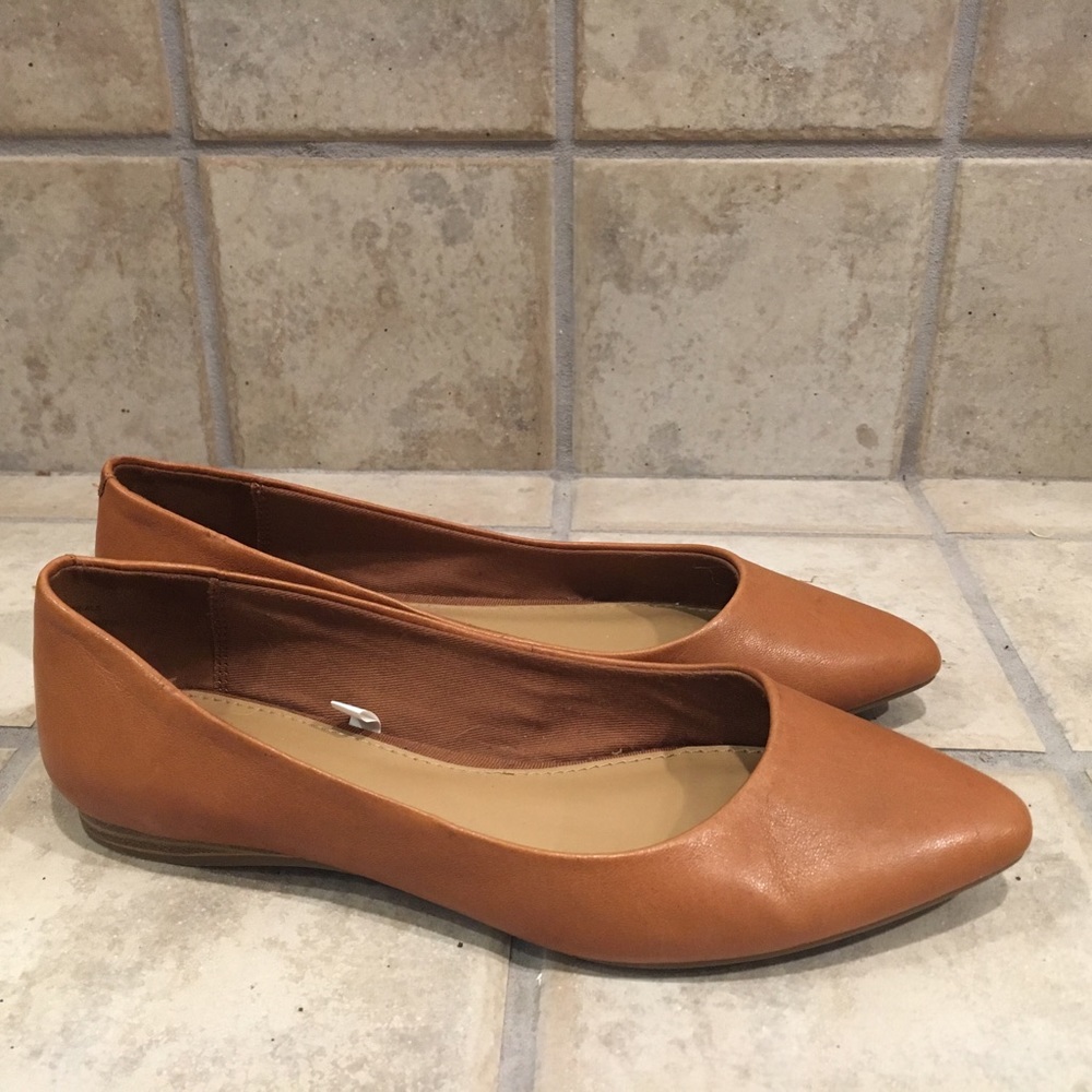 Brown Leather Flats