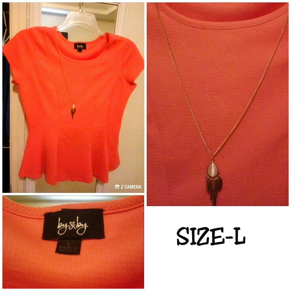 Orange blouse