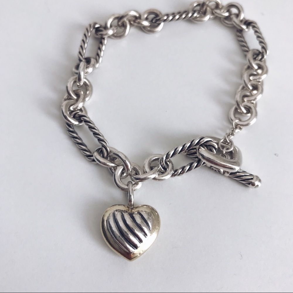 David Yurman Cable Heart Bracelet