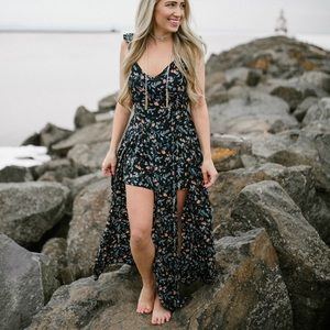 American Eagle Romper Maxi