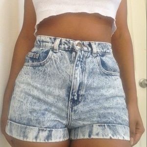American Apparel high waist shorts