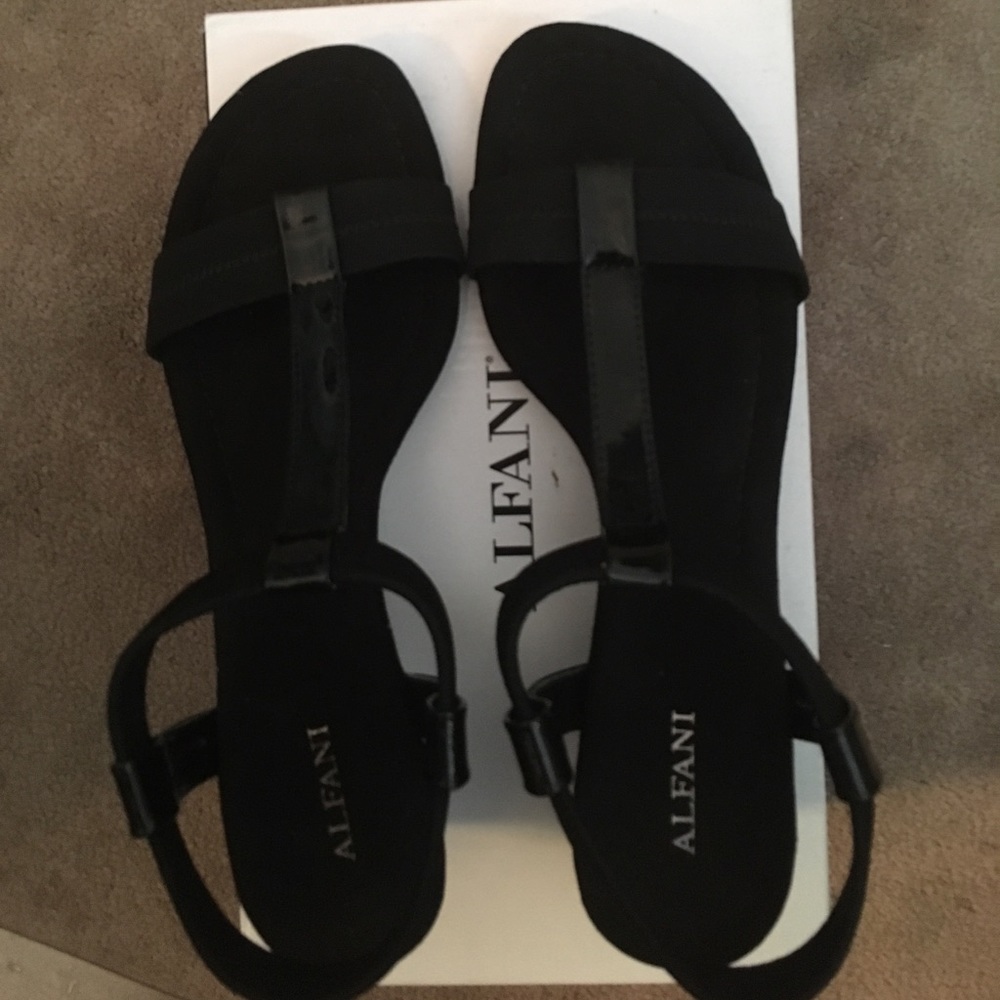 Alfani sandals with 2" platforms  fits size 8.5-9