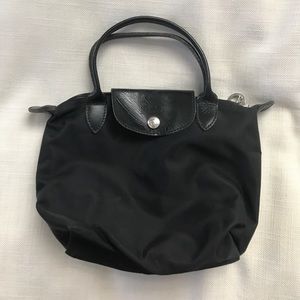 Small Vintage Longchamp Tote in Black