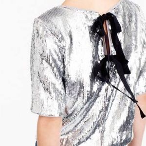 JCrew Sequin Party Top - Sz 10