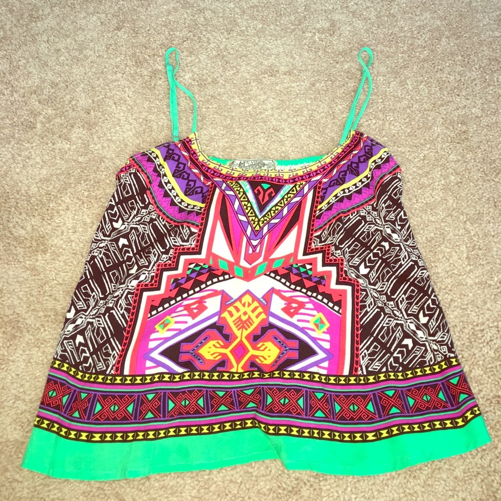 Multicolor printed tank