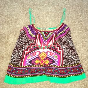 Multicolor Printed Tank - image 1