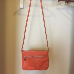 Tignanello Crossbody Orange Purse