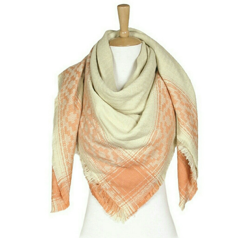Abstract Variety Print Blanket Scarf