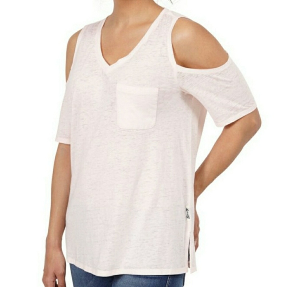 Seven7 Womens Cold Shoulder Top