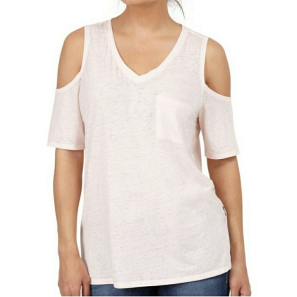 Seven7 Womens Cold Shoulder Top - Picture 2 of 5