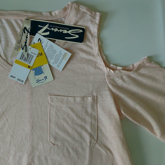 Seven7 Womens Cold Shoulder Top - Picture 4 of 5