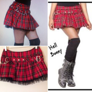Hell Bunny Plaid Mini