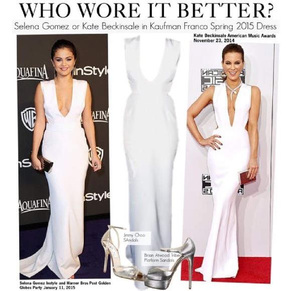 KAUFMANFRANCO white optic gown - Picture 4 of 7