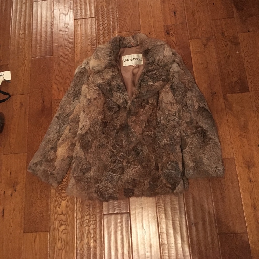 Mademoisella Genuine Rex Rabbit Coat