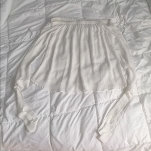 Silky off the shoulder top