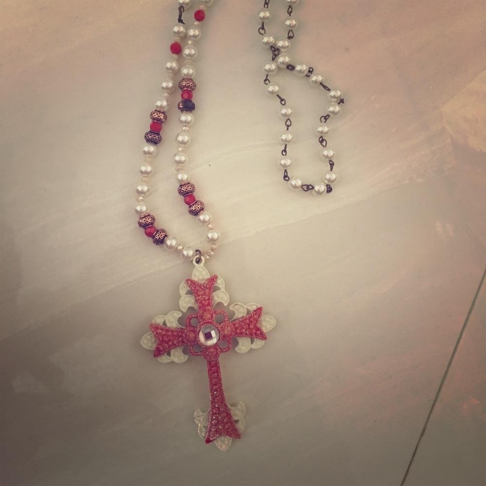 Paisley Grace Cross Necklace