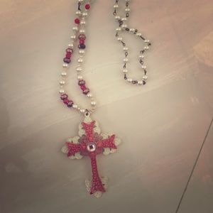 Paisley Grace Cross Necklace