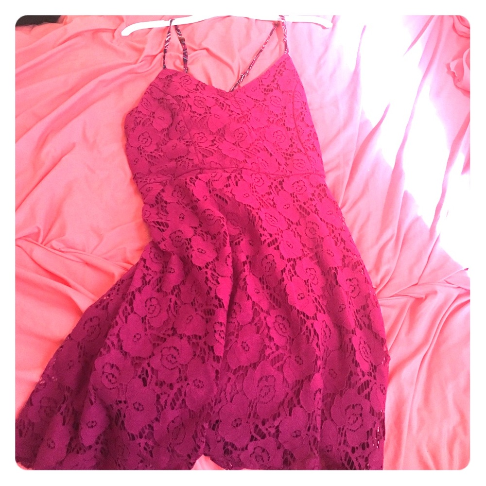 Xhilaration xxl purple lace dress