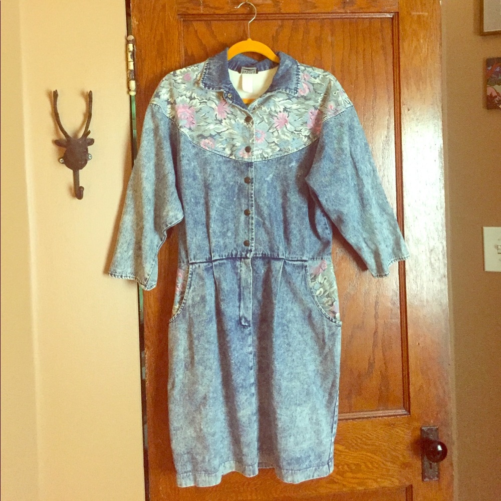 Retro jean jumper