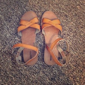 Brown sandals (: