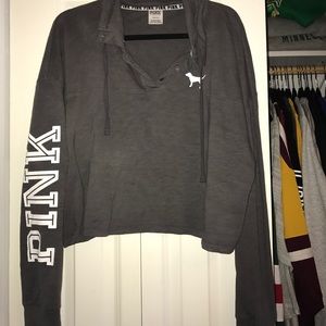 Victoria's Secret Pink crop sweatshirt