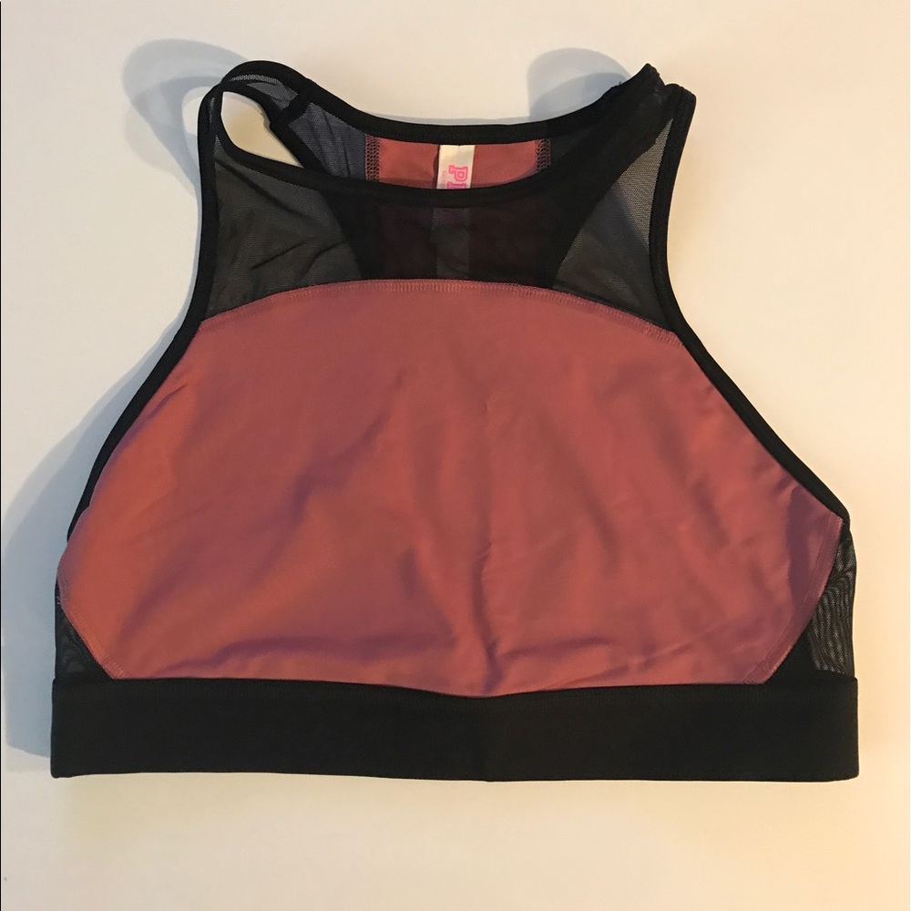 High Neckline PINK Sports Bra