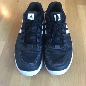 Adidas black and white training sneaker