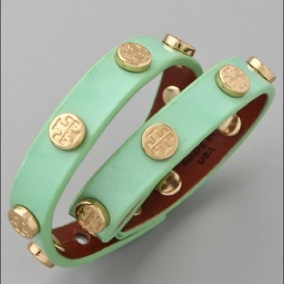 Tory Burch mint green wrap bracelet - Picture 3 of 3