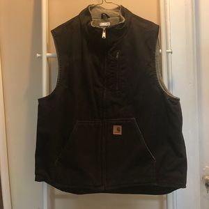 NWT Carhartt Sherpa lined Sandstone Vest