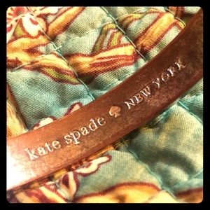 Kate Spade copper tone metal friendship bangle