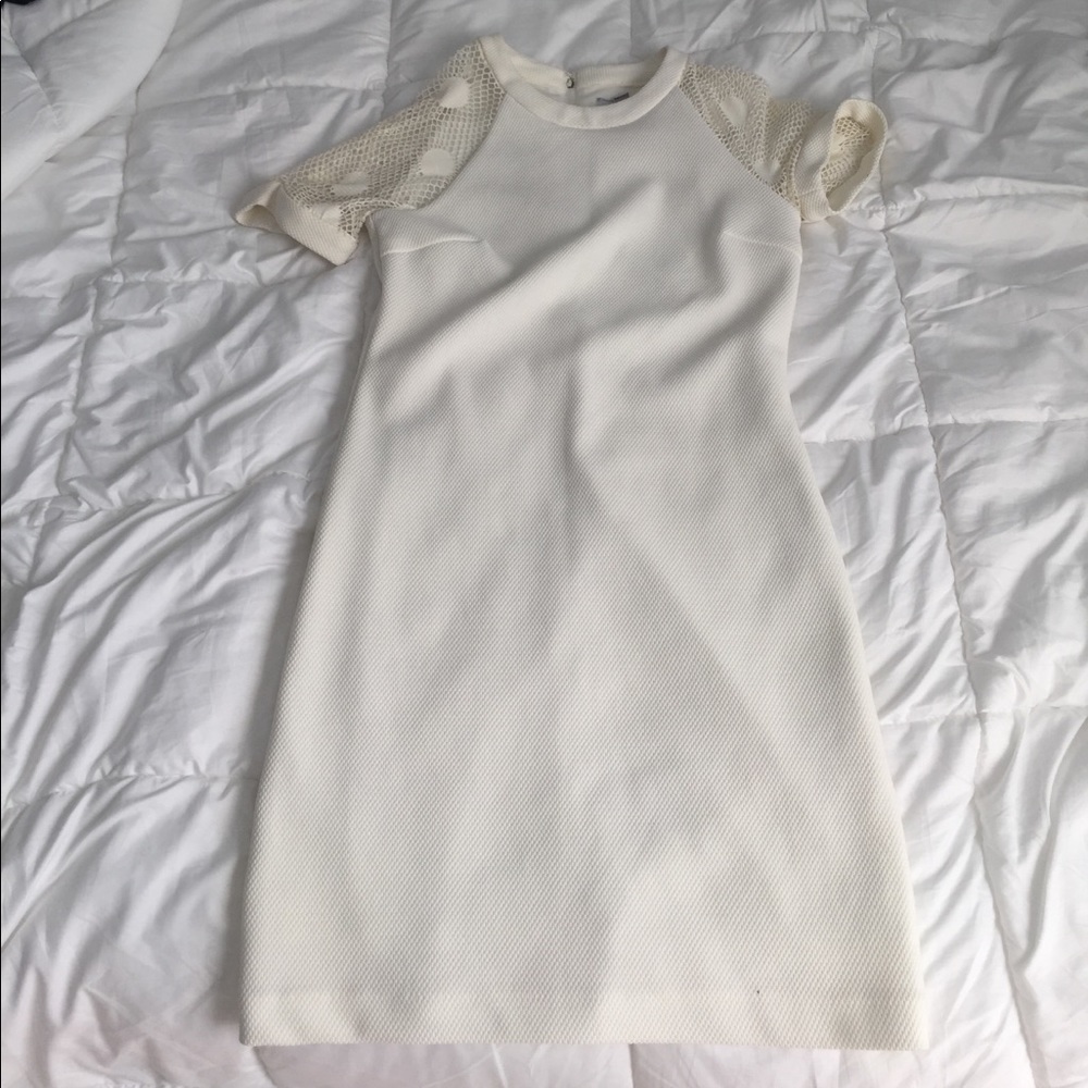 White Badgley Mischka dress