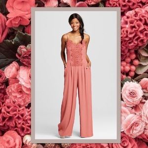 Blush Pink Jumpsuit (Medium)